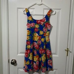 Floral dress - sleeveless